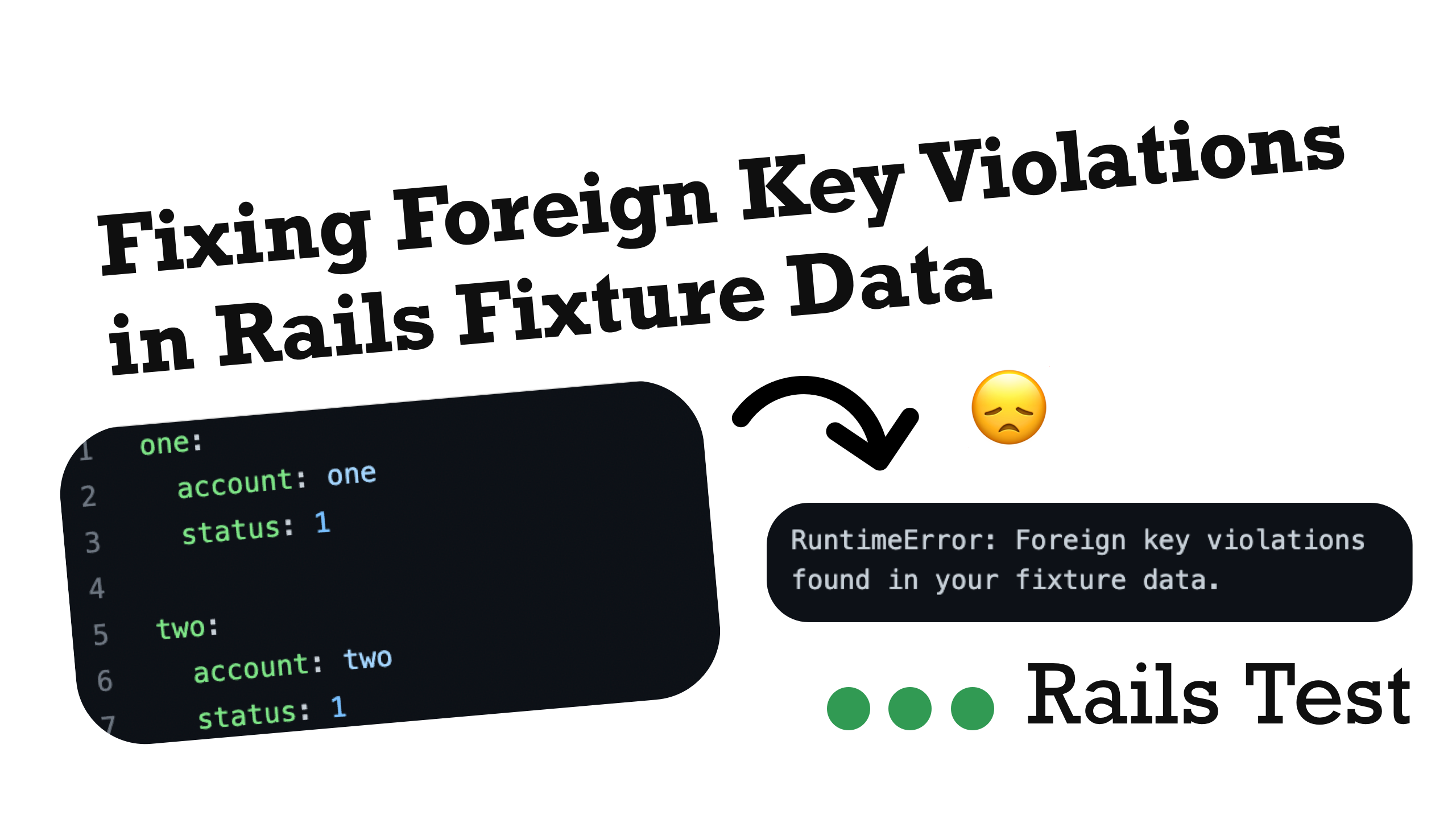 Fixing Foreign Key Violations in Rails Fixture Data